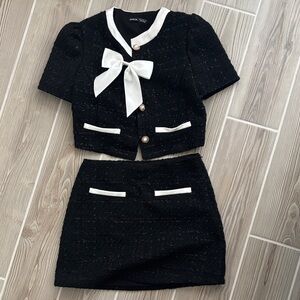 Xs SHEIN tweed skirt set